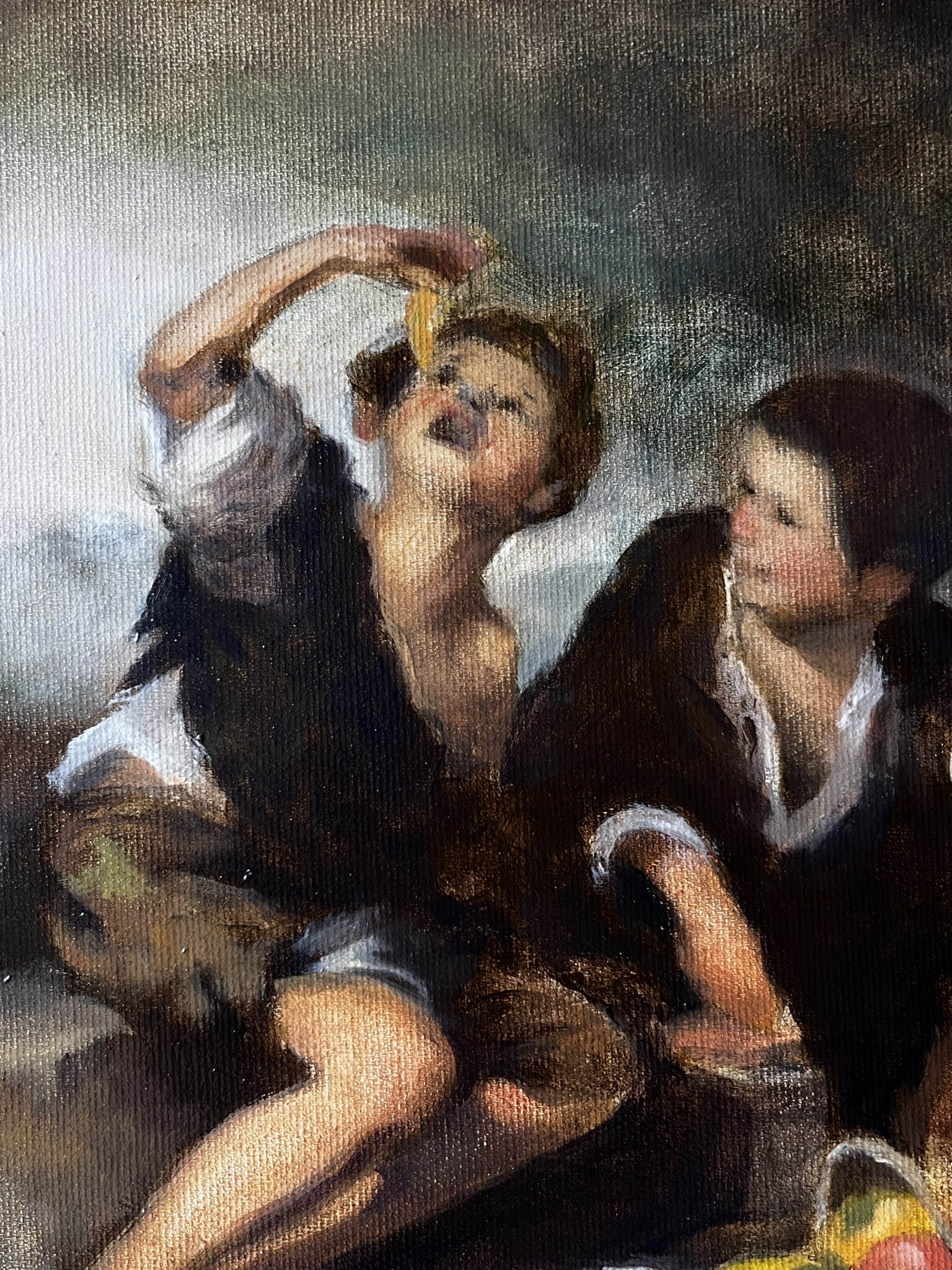 Dos niños comiendo de una tartera II - Murillo